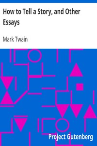 Cover of How to Tell a Story, and Other Essays