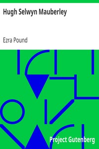 Cover of Hugh Selwyn Mauberley