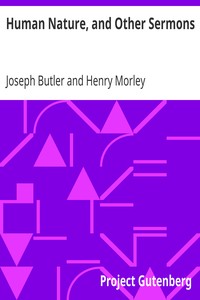 Cover of Human Nature, and Other Sermons