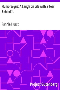 Cover of Humoresque A Laugh on Life with a Tear Behind It