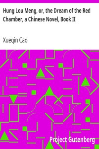 Cover of Hung Lou Meng, or, the Dream of the Red Chamber, a Chinese Novel, Book II