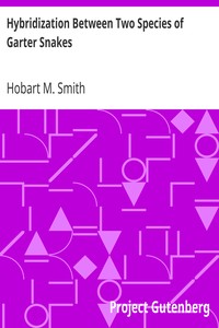 Cover of Hybridization Between Two Species of Garter Snakes