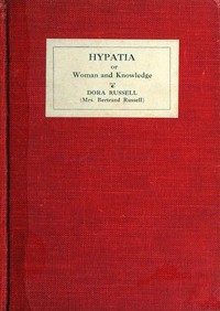 Cover of Hypatia