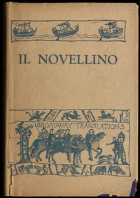 Cover of Il Novellino The hundred old tales