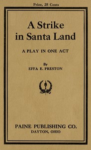 Cover of A Strike in Santa Land A Play in One Act