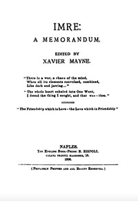 Cover of Imre A Memorandum