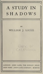 Cover of A Study In Shadows