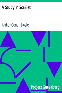 Cover of A Study in Scarlet