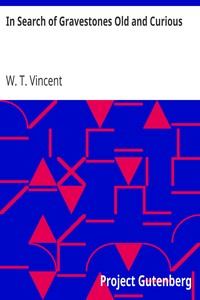 Cover of In Search of Gravestones Old and Curious