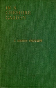 Cover of In a Cheshire Garden Natural History Notes