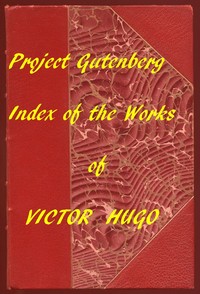 Cover of Index of the Project Gutenberg Works of Victor Hugo