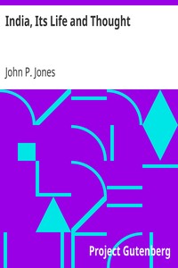 Cover of India, Its Life and Thought