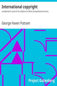 Cover of International copyright