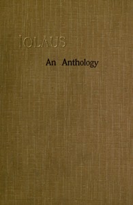Cover of Ioläus An Anthology of Friendship