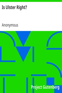 Cover of Is Ulster Right