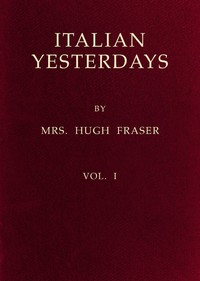 Cover of Italian Yesterdays, vol. 1