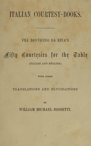 Cover of Italian courtesy-books