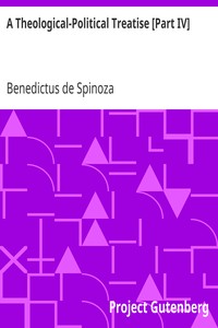 Cover of A Theological-Political Treatise [Part IV]