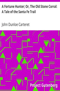 Cover of A Fortune Hunter; Or, The Old Stone Corral A Tale of the Santa Fe Trail