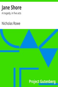 Cover of Jane Shore