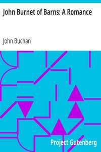 Cover of John Burnet of Barns A Romance