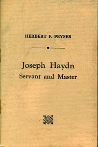 Cover of Joseph Haydn Servant and Master
