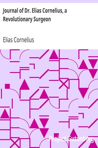 Cover of Journal of Dr. Elias Cornelius, a Revolutionary Surgeon