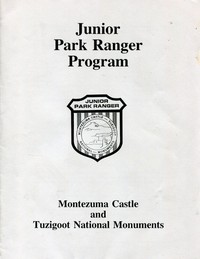 Cover of Junior Park Ranger Program Montezuma Castle and Tuzigoot National Monuments