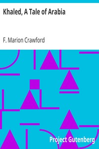 Cover of Khaled, A Tale of Arabia