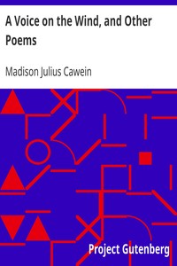 Cover of A Voice on the Wind, and Other Poems