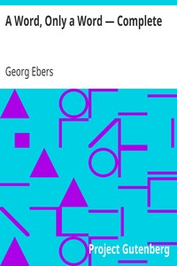 Cover of A Word, Only a Word — Complete