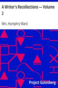 Cover of A Writer's Recollections — Volume 2