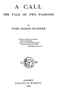 Cover of A call
