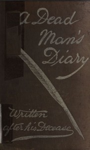 Cover of A dead man's diary