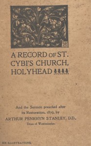 Cover of A record of St. Cybi's Church, Holyhead