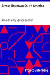 Cover of Across Unknown South America