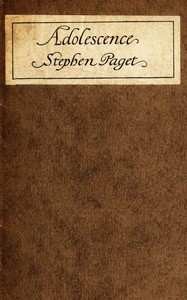 Cover of Adolescence