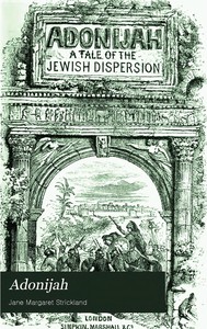Cover of Adonijah A Tale of the Jewish Dispersion