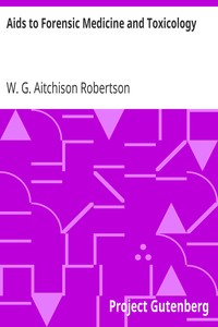 Cover of Aids to Forensic Medicine and Toxicology