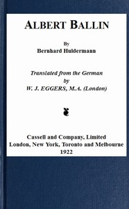 Cover of Albert Ballin