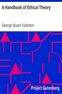 Cover of A Handbook of Ethical Theory