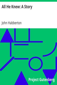 Cover of All He Knew A Story