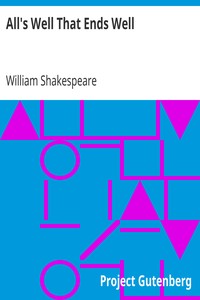 Cover of All's Well That Ends Well