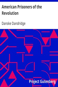 Cover of American Prisoners of the Revolution