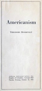 Cover of Americanism