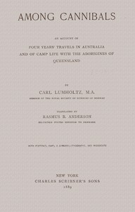 Cover of Among Cannibals An Account of Four Years' Travels in Australia and of Camp Life With the Aborigines