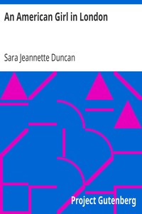 Cover of An American Girl in London