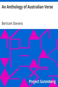 Cover of An Anthology of Australian Verse
