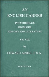 Cover of An English Garner Ingatherings from Our History and Literature (8 of 8)