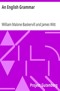 Cover of An English Grammar